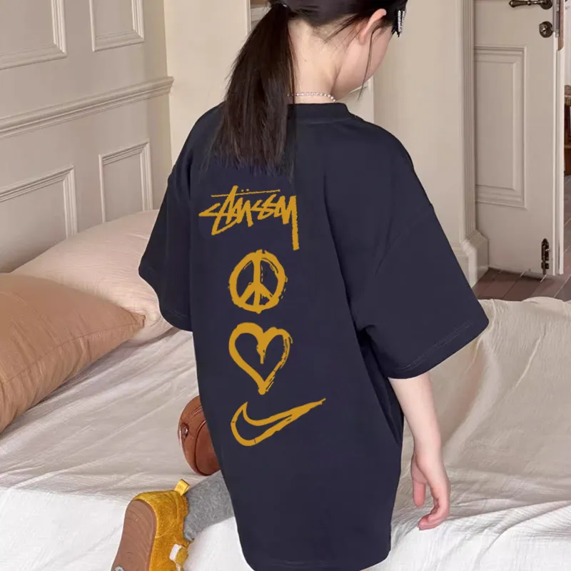 【90-160cm】好感度100％  爆売れ中 おしゃれ 合わせやすい 女の子 半袖 Ｔシャツ